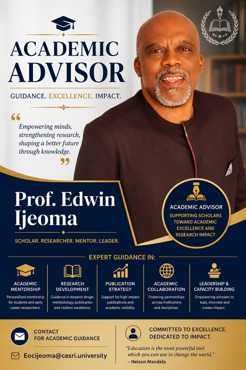 Prof. Edwin Ijeoma - Academic Advisor